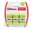 Wilson Pro Soft Overgrip Lime teniszütő fedőgrip (3 db)