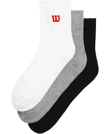 Wilson Quarter Top Sock 3 Pack Multicolor Zokni