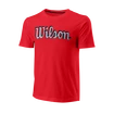 Wilson  Script Eco Cotton Tee-Slimfit Red Férfipóló