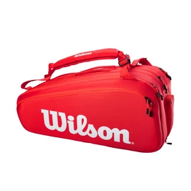 Wilson Super Tour 15 Pack Red Táska teniszütőhöz