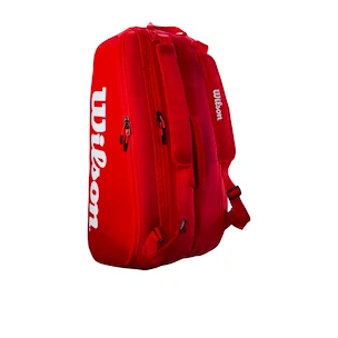 Wilson  Super Tour 9 Pack Red  Táska teniszütőhöz