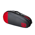 Wilson  Team 6 Pack Red/Grey  Táska teniszütőhöz