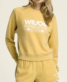 Wilson W Sideline Crew Golden Női melegítőfelső