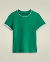 Wilson  W Team Seamless Tee Courtside Green Női póló