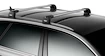 WingBar Edge tetőcsomagtartó beépített tetőkorláttal (hagus) rendelkező Audi A6 Avant 5-ajtós kombihoz 2011-2018