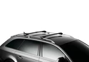 WingBar Edge tetőcsomagtartó fekete a Volkswagen Caddy Life 5-ajtós, Van tetőkorláttal (hagus) 2016+