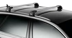 WingBar Edge tetőcsomagtartó ferdehátú Hyundai i20 5-ajtós gépkocsihoz, fix rögzítési pontokkal, 2015+