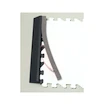 WinnWell  HOCKEY TILE EDGING REBOUNDING FOAM 17.5" x 1" GREY  Sáv a szintetikus jég lezárásához