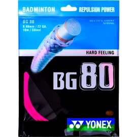 Yonex BG 80 Pink (12 m) Tollaslabdaháló