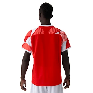 Yonex  Men's Crew Neck Shirt 10635 Tango Red Férfipóló