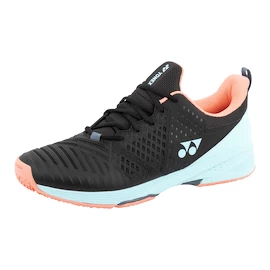 Yonex Sonicage 3 Clay M Black/Sky Blue Férfiteniszcipő
