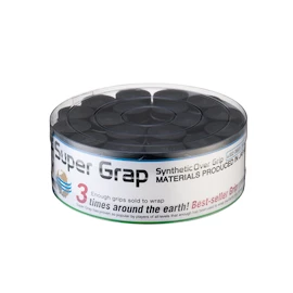 Yonex Super Grap AC102 36 Pack Black Felső nyélvédő overgrip