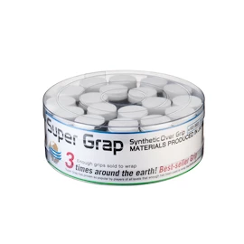 Yonex Super Grap AC102 36 Pack White Felső nyélvédő overgrip