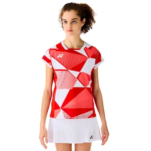 Yonex  Women's Crew Neck Shirt 20850 Tango Red Női póló